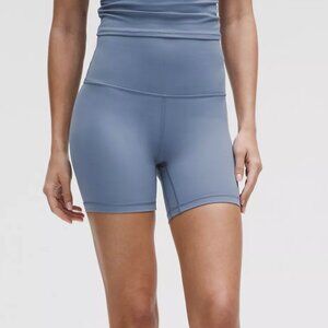 NWT Lululemon Align High-Rise Short 6" - Washed Denim Blue - Size 2 / XXS